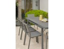 Salon de jardin 8 places avec plateau praystone extensible - DANIA