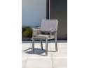 Salon de jardin 8 places avec plateau praystone extensible - DANIA