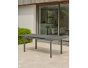 Salon de jardin 4 chaises avec plateau praystone extensible - DANIA