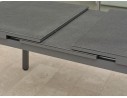 Salon de jardin 4 chaises avec plateau praystone extensible - DANIA