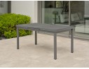 Salon de jardin 4 chaises avec plateau praystone extensible - DANIA