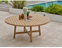 Ensemble repas de jardin SERENA (170x90 cm) 6 places en bois d'acacia - WOOD