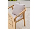 Ensemble repas de jardin SERENA (170x90 cm) 6 places en bois d'acacia - WOOD