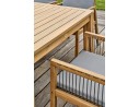 Ensemble repas de jardin SULLANA (225x104 cm) 8 places en bois d'acacia - WOOD