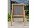Ensemble repas de jardin SULLANA (225x104 cm) 8 places en bois d'acacia - WOOD