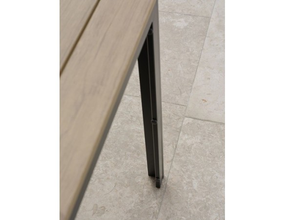 Ensemble repas boston 6 pl avec fauteuils diego panachés