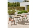 Ensemble repas boston 6 pl avec fauteuils diego panachés
