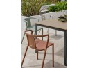 Ensemble repas boston 6 pl avec fauteuils diego panachés