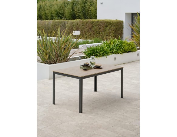 Ensemble repas boston 4 pl avec fauteuils diego panachés