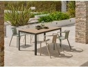 Ensemble repas boston 4 pl avec fauteuils diego panachés