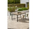 Ensemble repas boston 4 pl avec fauteuils diego panachés