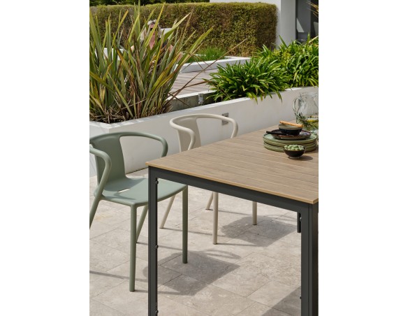 Ensemble repas boston 4 pl avec fauteuils diego panachés