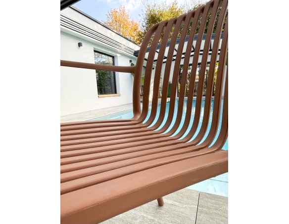Ensemble repas boston 6 pl avec fauteuils Tiago panachés