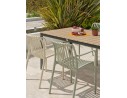 Ensemble repas Boston 4 pl avec fauteuils Tiago panachés