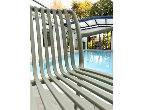 Ensemble repas Boston 4 pl avec fauteuils Tiago panachés