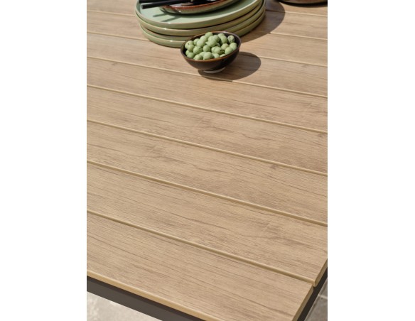 Ensemble repas Boston 4 pl avec fauteuils Tiago panachés