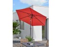 Parasol inclinable rond Ø270 cm en aluminium - Marbella