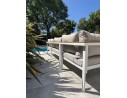Ensemble repas de jardin MAJARI - BLANC