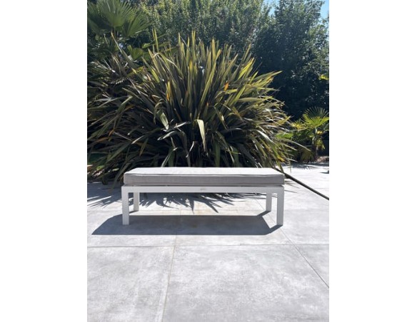 Ensemble repas de jardin MAJARI - BLANC