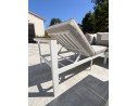 Ensemble repas de jardin MAJARI - BLANC