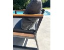 Salon de jardin bas TADEO - NOIR