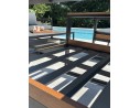 Salon de jardin bas TADEO - NOIR
