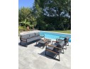 Salon de jardin bas TADEO - NOIR EAN 3700917630426