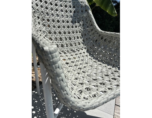 Fauteuil de jardin ELBA - BLANC