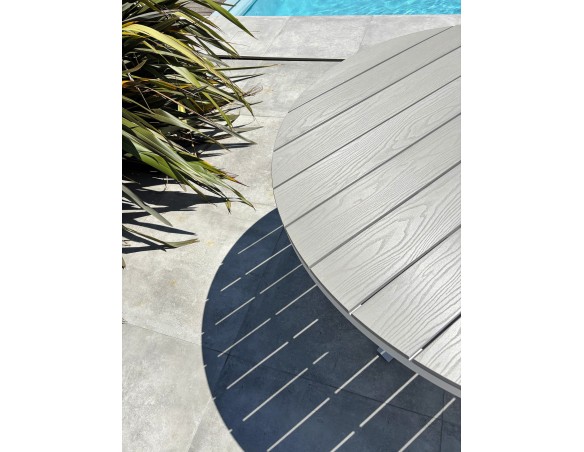 Table de jardin ELBA - BLANC