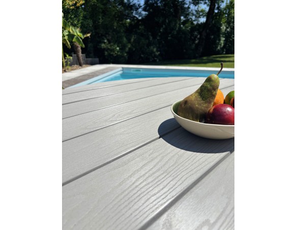 Table de jardin ELBA - BLANC