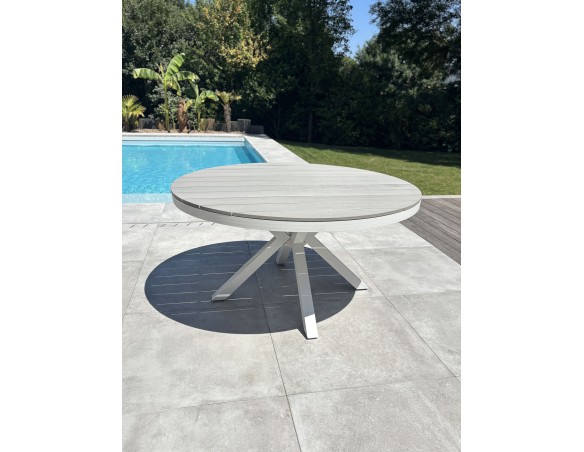 Table de jardin ELBA - BLANC