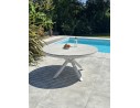 Table de jardin ELBA - BLANC EAN 3700917630525