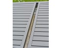 Ensemble repas de jardin table extensible en Aluminium et 4 fauteuils - ORSINO
