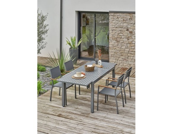 Ensemble repas de jardin ORSINO ORSINO-TB220ANTH+4FT