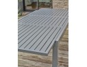 Ensemble repas de jardin Table extensible en Aluminium et 6 fauteuils - ORSINO