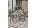 Ensemble de repas composé d'une table et de 8 fauteuils de jardin EAN 3700917637326