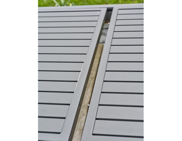Ensemble repas de jardin Table extensible en Aluminium et 8 fauteuils - ORSINO