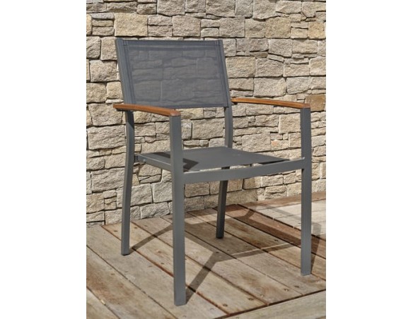 Ensemble de repas de jardin 8 places en bois d'acacia massif - ORSINO