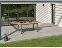 Ensemble de repas de jardin 6 places en bois d'acacia massif - ORSINO