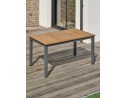 Ensemble de repas de jardin 6 places en bois d'acacia massif - ORSINO