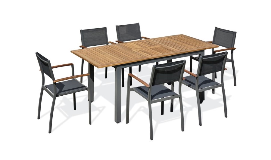Ensemble repas de jardin ORSINO Acacia EAN 3700917637210 Ensemble repas de jardin ORSINO Acacia EAN 3700917637210