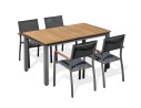 Ensemble de repas composé d'une table et de 4 fauteuils de jardin
Acacia EAN 3700917637203