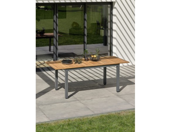 Table de jardin ORSINO alu anthracite - ACACIA ORSINO-TB200ACACIA 3700917630112