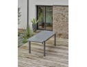 Table de jardin extensible en aluminium anthracite - ORSINO