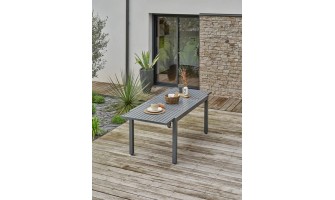 Table de jardin ORSINO en aluminium - GRIS ANTHRACITE EAN 3700917630099