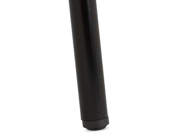 Tabouret snack mi-hauteur LARISSA MINI en velours noir