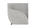 Tabouret snack mi-hauteur FORTI MINI en tissu gris clair