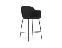 BS04290BLBL 5404028301180 Tabouret snack mi-hauteur FORTI MINI en tissu noir