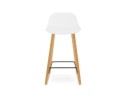 Tabouret snack mi-hauteur MAKI MINI blanc style scandinave