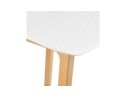 Tabouret snack mi-hauteur MAKI MINI blanc style scandinave